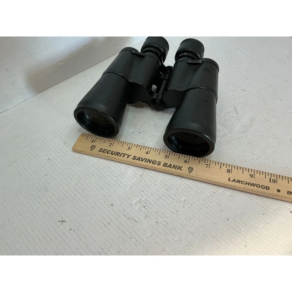 Bushnell Vintage Binoculars Insta-Focus Black 10x50 Outdoor Sports Gear